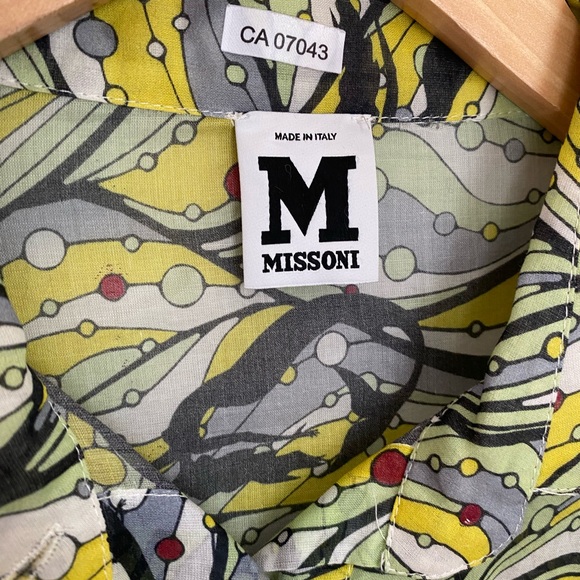 Missoni Abstract Printed Long Shirt Tunic – Size Italian 40 (XS/S) - Picture 4 of 12